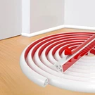 Flexible Quarter Round Molding Trim - 118IN Waterproof Bendable Silicone Peel.... Fixed Price $26.28.