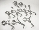 Lavi Satin Stainless Bar Rail: 44-400/2 Combination Bracket And 44-700/2 Ball. Fixed Price $31.95.