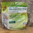 Duck Brand Vinyl Gasket Weatherstrip Seal 7/8 Wide X 17 Long. Fixed Price $6.97.