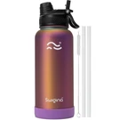 Swigina 32OZ Insulated Water Bottle 2-IN-1 Lid Leakproof Bpa Free Silicone Boot. Fixed Price $29.89.