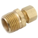 Anderson Metals 750068-0602 Pipe Connector, 3/8 X 1/8 In, Compression Mpt, Bra. Fixed Price $14.93.