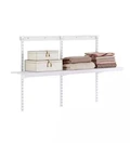 Everbilt Shelf Kit - White 4 Ft, Organization, Closet, Garage, Decore, Of 2. Fixed Price $44.99.