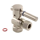 Kingston Brass 3/8" Ips X Od Comp Quarter-turn Angle Stop Valve. Fixed Price $58.76.