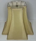 Rare Royal Designs Fancy Square Bell Inverted Corner Designer Lamp Shade 14. Fixed Price $99.00.