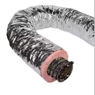Master Flow 5"X25' Insulated Flexible Duct R6 Silver Jacket. Fixed Price $53.82.