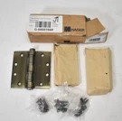 Hager Bronze Plated 4.5" X Door Hinges BB1199 US5 Urp 007531 Pack. Fixed Price $80.10.