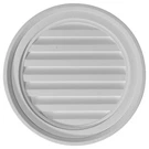 Ekena Millwork Gable Louver Vent 18" Round Functional Unfihished Urethane. Fixed Price $55.99.