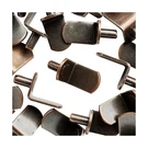 Widgetco 5MM Antique Bronze "l" Shelf Pins, Supports, Architectural Fin.... Fixed Price $193.75.
