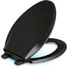 Cachet Nightlight Rl Qc Eb Toilet Seat, Ready Latch, Elongated, Black. Fixed Price $158.99.