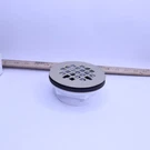 Westbrass Shower Drain Assembly And Grid Pvc Polished D206P-01. Fixed Price $12.93.