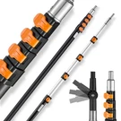 Telescopic Extension Pole, 7-30 Multi-purpose Ft, Orange+black. Fixed Price $91.21.