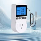 Digital Thermostat Outlet Plug Temperature Controller Heating Cooling With Probe. Fixed Price $14.98.