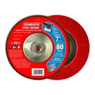 Diablo 7" 80-GRIT Steel Demon Flap Disc For Metal. Fixed Price $15.99.
