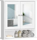Bathroom Cabinet Wall Mount Storage With Mirror Doors Medicine. Fixed Price $42.98.