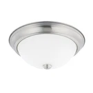 Homeplace Lighting Lt Ceiling Light, 13"X5.125", Nickel, Soft White - 214722BN. Fixed Price $45.00.