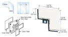 C.r. Laurence PH60PS Crl Polished Stainless Sidelite Mounted Transom Patch With. Fixed Price $80.00.