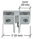 Crl E314A Chrome 3-WAY 90 Degree Aluminum Glass Connector. Fixed Price $20.41.
