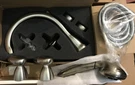 Delta 4789-GLHP Faucet + GH688SS Handles New In Box. Fixed Price $189.99.