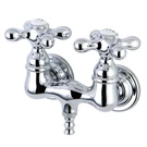 Kingston Brass CC38T1 Vintage Leg Tub Filler, Metal Cross Handle, Polished Ch.... Fixed Price $190.61.