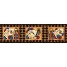 Playing Cards Poker Hand Wallpaper Border By Chesapeake LL50111B Casino Decor. Fixed Price $18.99.