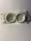 3 In. Resin Circular Mini Wall Louver Soffit Vent White (4-PACK) -master Flow. Fixed Price $6.99.