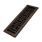 Decor Grates AJH414-RB Oriental Floor Register, 4X14 Inches, Rubbed Bronze. Fixed Price $37.14.