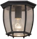 Portfolio Flushmount Ceiling Fixture #0338579 Matte Black Finish New Boxed. Fixed Price $38.37.