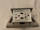 Leviton Pop-up Floor Usb Duplex Receptacle 20A-125V PFUS2-BN Brushed Nickel Read. Fixed Price $25.00.