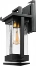 Globe Electric 60000028 1-LIGHT Outdoor Wall Sconce, Matte Black, Brass Gia. Fixed Price $71.13.