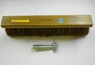Laitner Gt Grip-tite 18'' Wooden Floor Brush 4" Brown Palmyra Bristles Usa. Fixed Price $12.99.