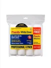 4 Pack Purdy White Dove Woven Fabric 9" Inch X 3/8" Paint Roller Cover. Fixed Price $17.99.