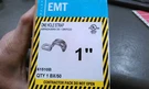 Halex 61510B; 1" Emt Hole Strap; Box Of 50. Fixed Price $20.95.