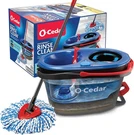 O-cedar Rinse Clean Spin Mop With Bucket Black (168534). Fixed Price $72.99.