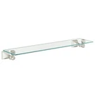 Retreat Wall-mount Clear Glass Classic Bathroom Shelf In Brushed Nickel By Moen. Fixed Price $44.90.