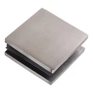 Crl MFC19 Brushed Stainless 2" X Square Mall Front Clamp. Fixed Price $33.55.