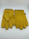 Wells Lamont Leather Work Gloves Yellow Blue Trim Size Xl Men Insulated. Fixed Price $17.90.