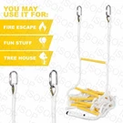 Isop Emergency Fire Escape Ladder 2-4 Storey Rope Reusable. Fixed Price $115.88.