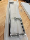 Polished Chrome - Combination 6" Pull Handle 18" Towel Bar. Fixed Price $44.00.