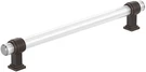 Amerock BP36661 Glacio 8" Center To Bar Cabinet Pull Clear / Oil-rubbed. Fixed Price $53.99.