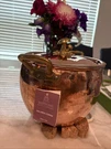 Ruffoni Historia Hammered Copper 7.5 Qt Stock Pot Brass Mushroom Knob Italy Nwt. Fixed Price $550.00.