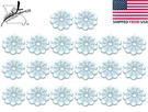 20 Clear Ceiling Floret Medallion Screw Washer Cover Rosettes Mobile Home Rv 1.1. Fixed Price $12.31.