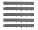 Vevor Steel 5-PIECE Metal 5" X 39" Garden Edging Border Gray Lawn Edge. Fixed Price $37.50.