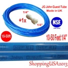 10-50FT Feet Tube Jg John Guest Lldpe Speedfit 1/4" Ro Water Filter Replace Blue. Fixed Price $9.98.