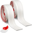 Sasylvia 2 Pcs Flexible Baseboard Molding Trim 4 Inch 16 Feet Cream White. Fixed Price $53.39.