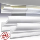 Pushglossy 12PK 47.24FT Ceiling Crown Molding Led Duct Kit. Fixed Price $163.99.