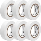 6 Pack White Electrical Tape - Waterproof Pvc 0.75 Inch Wide Weather R.... Fixed Price $13.11.