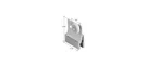 Crl M6145 3/4" Sliding Shower Door Roller And Bracket Aluminum - Pack Of 2. Fixed Price $26.98.