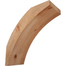 Ekena Millwork 6W X 14D 14H Thorton Rough Sawn Knee Brace Western Red Cedar. Fixed Price $142.69.