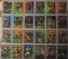 1995-07 Topps Chrome Finest Insert Refractor Lot (81) Unitas Namath Bettis Owens. Fixed Price $300.00.