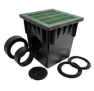 Nds 1882GRKIT 18'' Square 2-HOLE Basin Catch. Fixed Price $339.99.